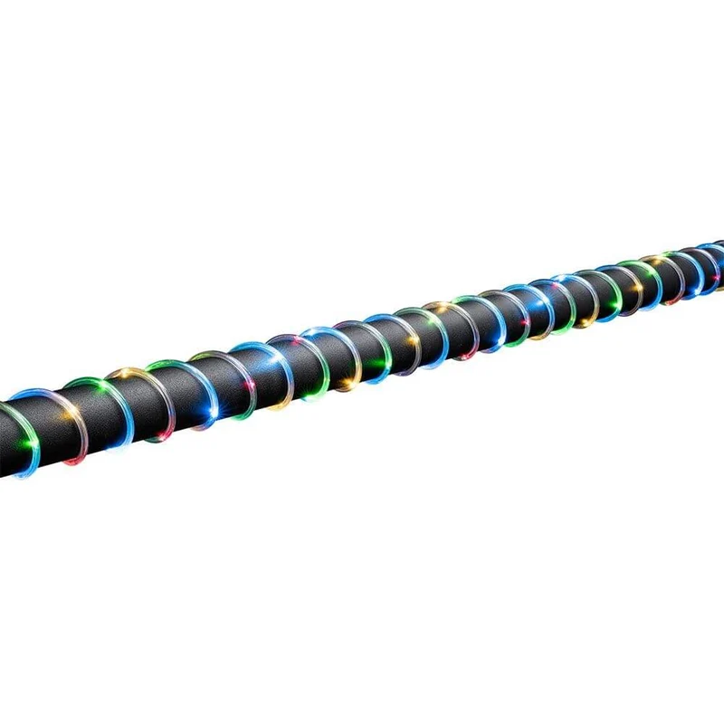 LED Mini Lichterschlauch 20m 260 bunten Dioden 4.5V IP44