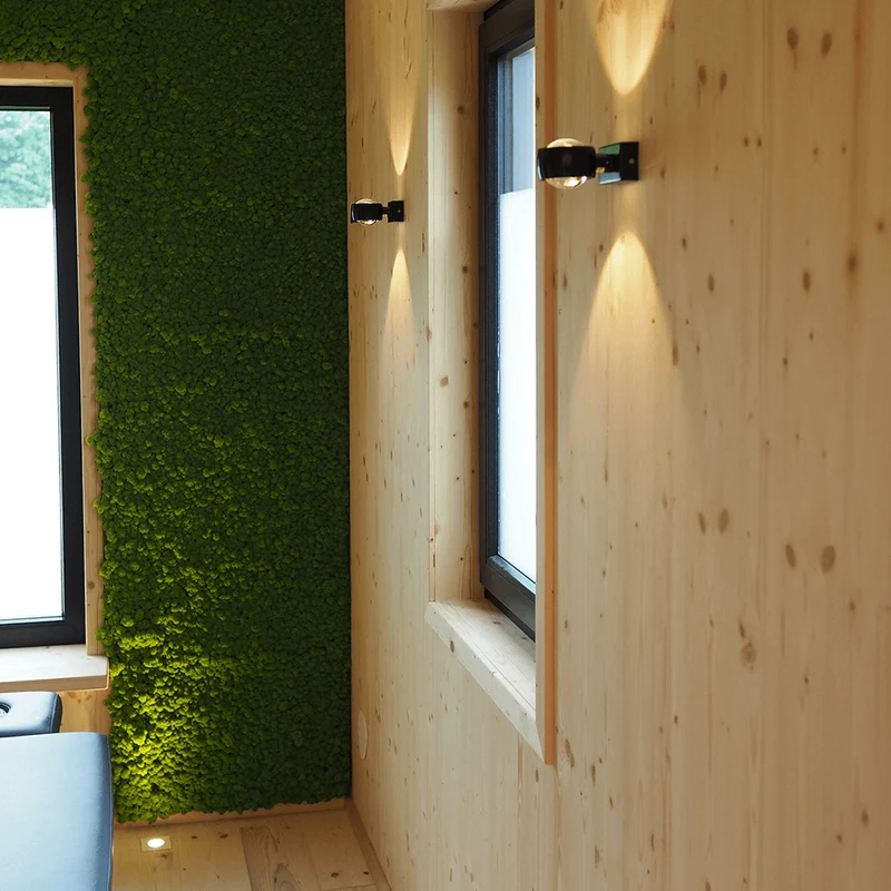 s.luce Beam Wandleuchte Up&Down mit Linsen
