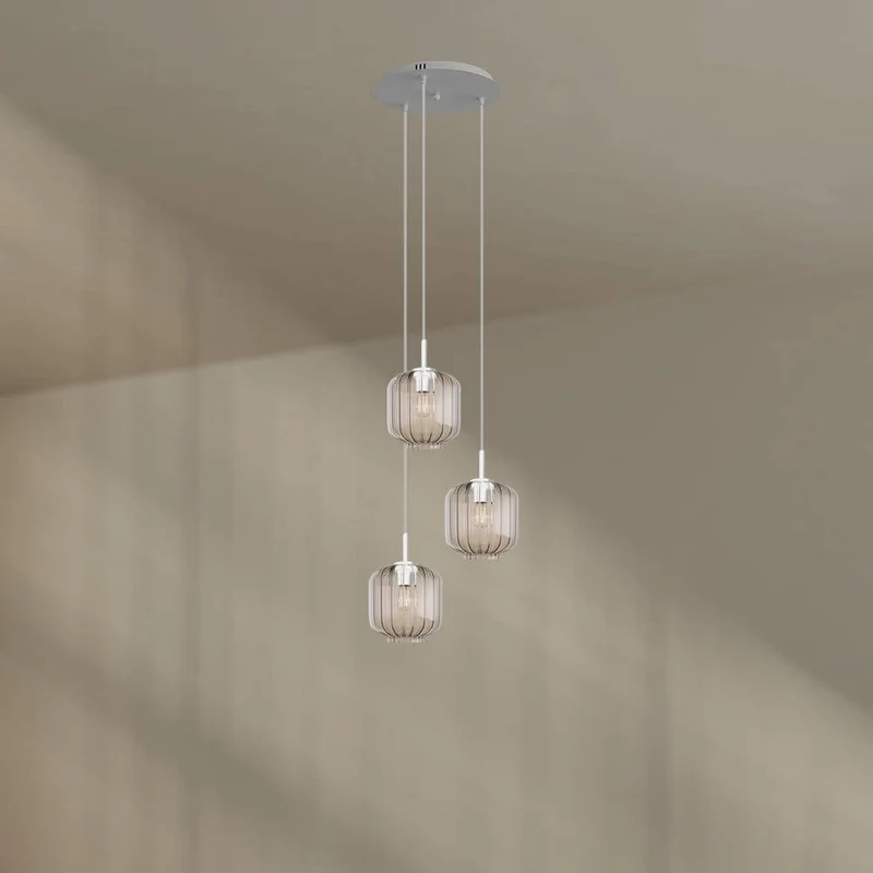 s.luce Velo 3-flammige Galerieleuchte Ø 40cm Baldachin Ø 20cm