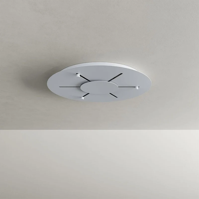 s.luce Velo Galerie-Hängelampe 5-flammig Ø 60cm Baldachin Ø 25cm