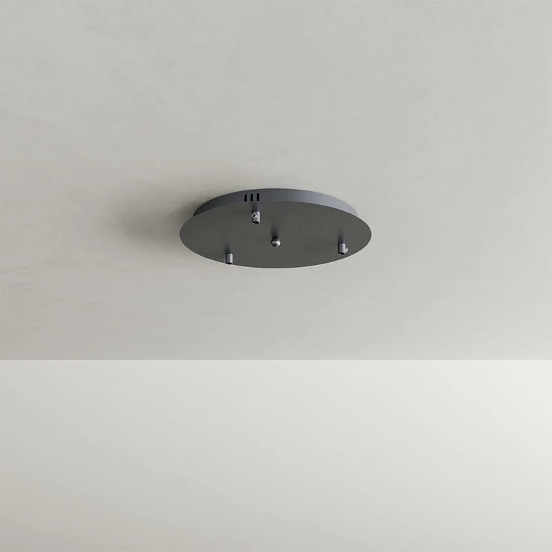 s.luce Velo Galerieleuchte 3-flammig Ø 40cm Baldachin Ø 18/20/25cm