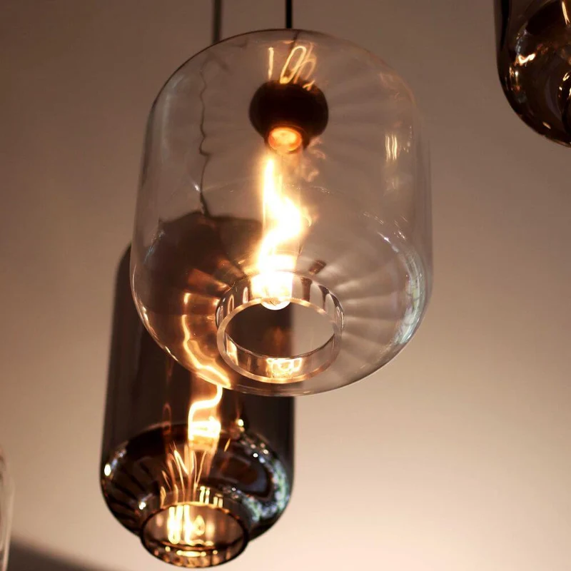 s.luce Velo Galerielampe 5-flammig Ø 60cm Baldachin Ø 18/20/25cm
