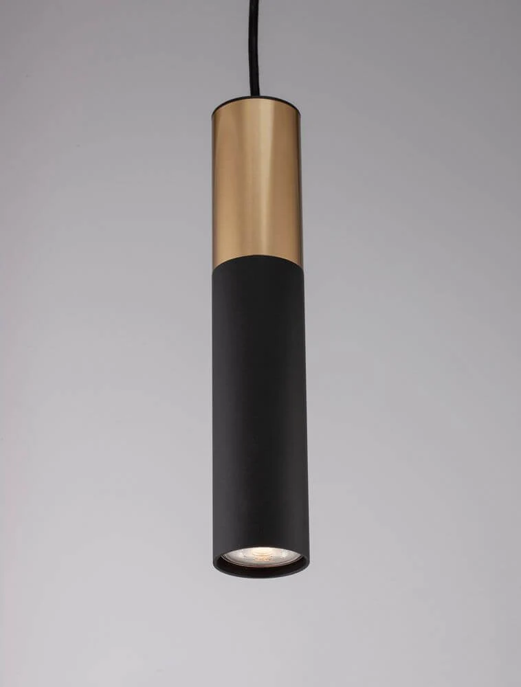 Pongo Pendelleuchte Cover Unten Ø 5,6cm Schwarz, Gold