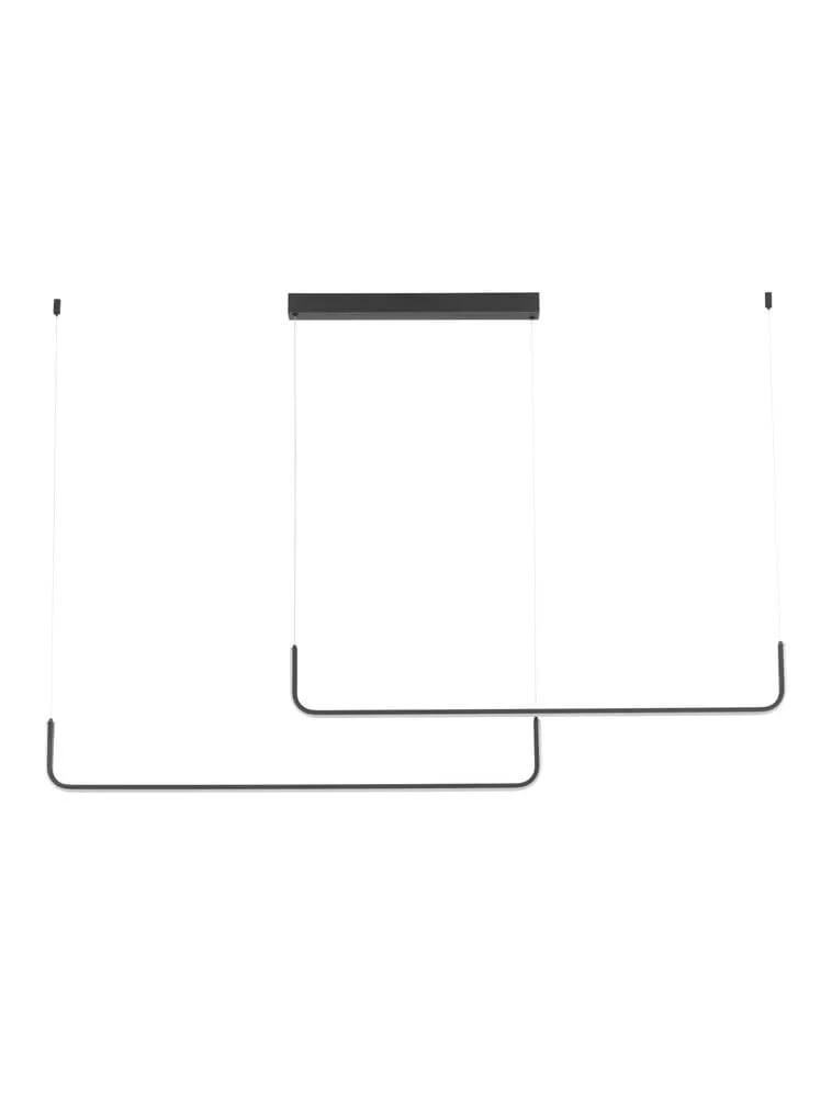 Strita LED Pendelleuchte 150cm 2-flammig 3000K