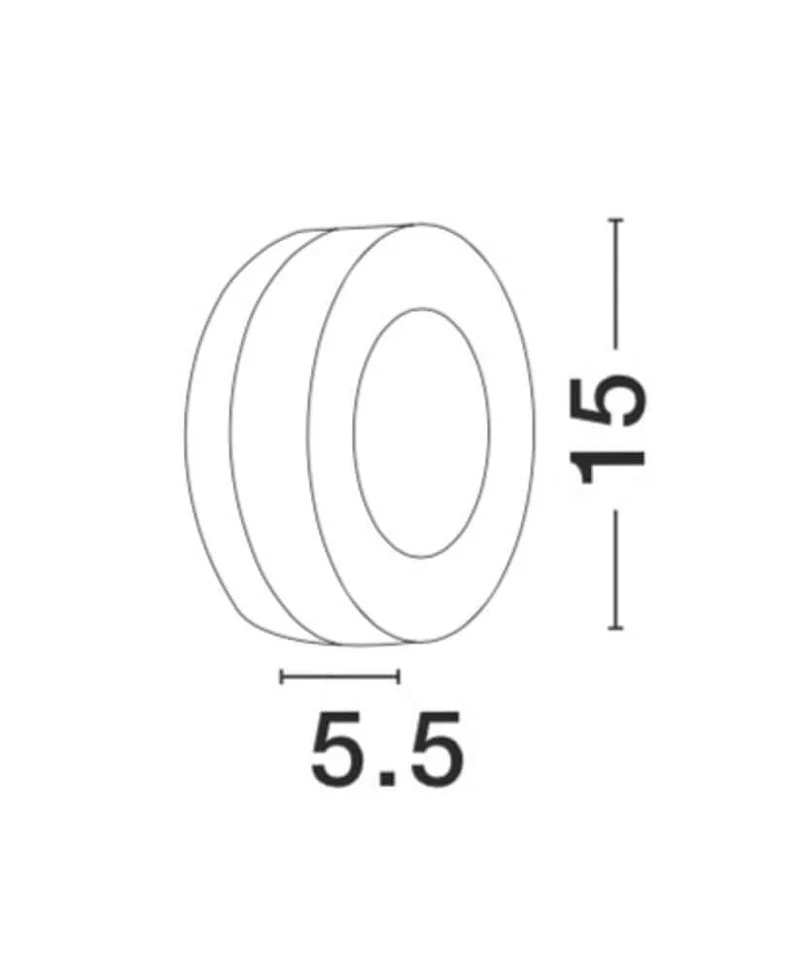 Tune LED Außenwandleuchte Ø 15cm 3000K IP65