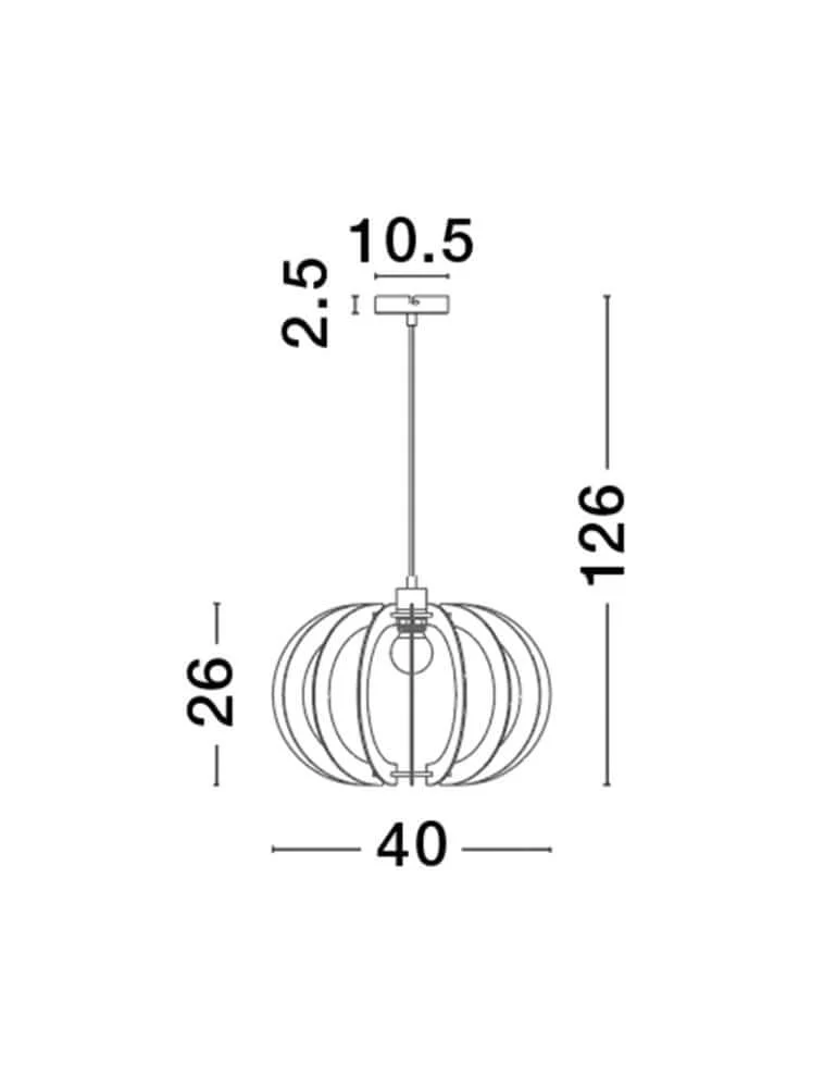 Ottoline Pendelleuchte E27 Ø 40cm