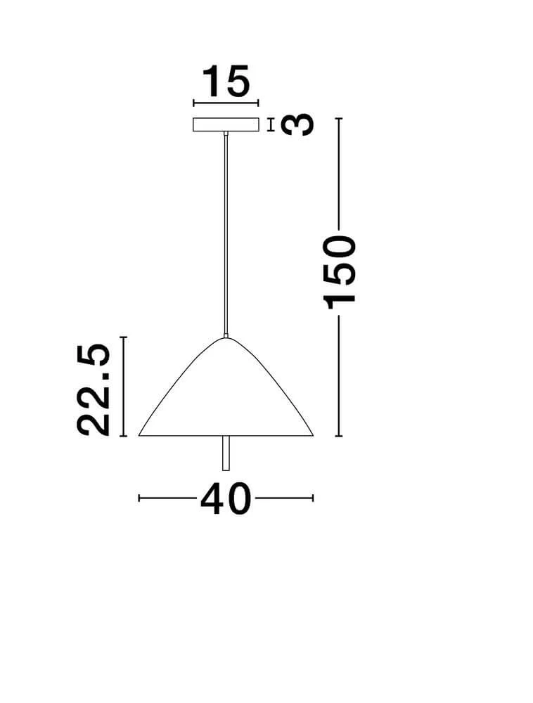 Oros LED Pendelleuchte Ø 40cm 3000K