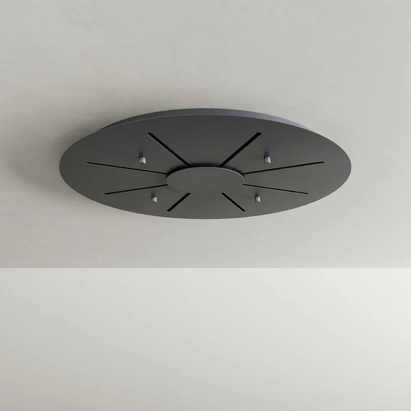 s.luce Echos Galerieleuchte 8-flammig Ø 80cm Baldachin Ø 25cm