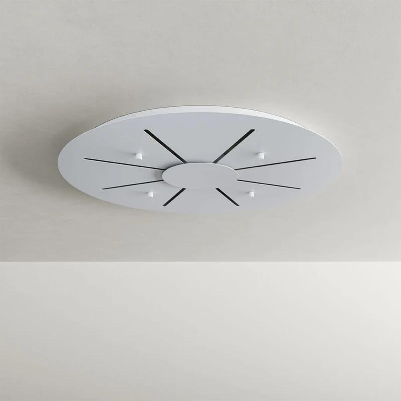 s.luce Echos Galerieleuchte 8-flammig Ø 80cm Baldachin Ø 25cm