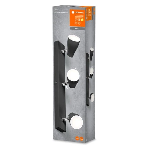 LEDVANCE LED SPOT PEAR Deckenanbau-Spot, sw, 12,9W, 630lm