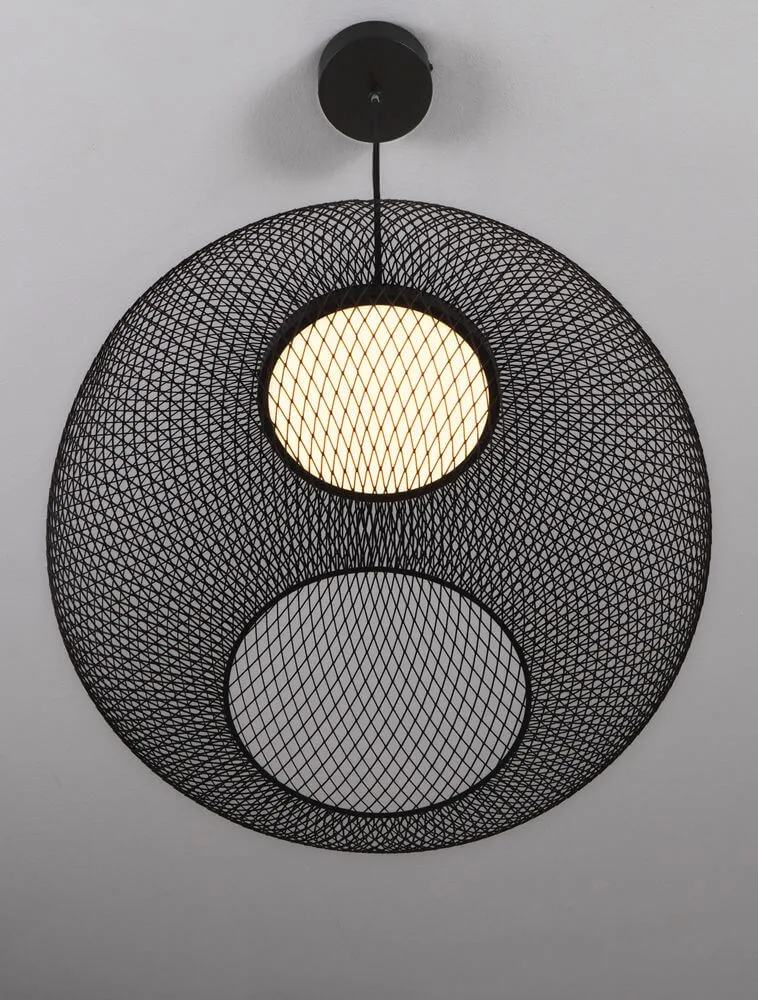 Kinetic LED Pendelleuchte 3000K Schwarz