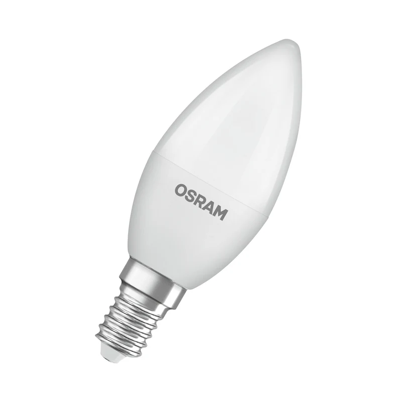OSRAM LED PCR LAMPS WITH CLASSIC B , LED-Lampe, Matt, 3,3 W, (ex 25 W), 250 lm, Warmweiß, 2700 K, 15000 h, CRI ≥80