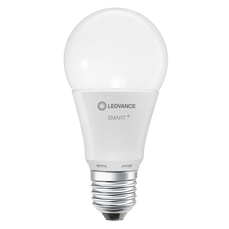 LEDVANCE SMART+ WiFi Classic Dimmable in A-Form, LED-Lampe, Matt, 9,5 W, (ex 75 W), 1055 lm, Warmweiß, 2700 K, Wifi, Smartspeaker-Kompatibel, Dimmbar, 3er