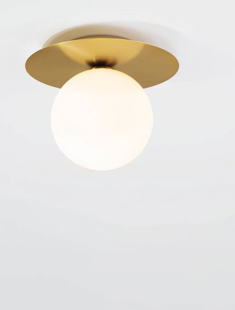 Indigo Deckenleuchte Gold, Weiß