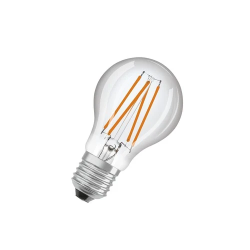 OSRAM Star+ LED-Lampe mit Tageslichtsensor für E27-Sockel, Filament-Optik ,Warmweiß (2700K), 470 Lumen, Ersatz für herkömmliche 40W-Leuchtmittel, nicht dimmbar, 1-er Pack, E27