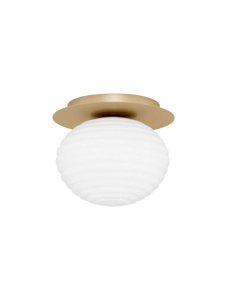 Allen Deckenleuchte E27 Gold, Weiß