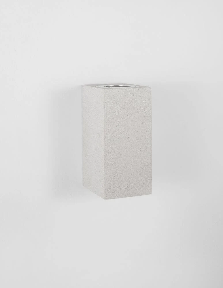 Fuento Außenwandleuchte H 18cm Beton IP65