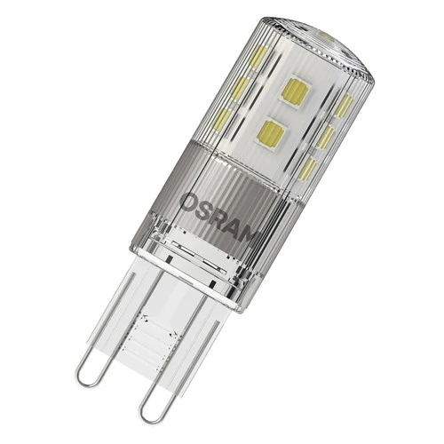 OSRAM LED Stiftsockellampe PIN dimmbar klar (ex 30W) 3W / 2700K Warmweiß PIN G9