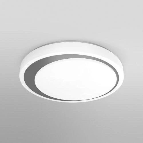 LEDVANCE Wifi SMART+ Orbis Moon LED Deckenleuchte Tunable Weiß 48cm 32W / 3000-6500K Grau