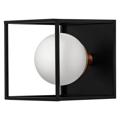 LEDVANCE DECOR Square Bad-Wandleuchte IP44, schwarz, G9