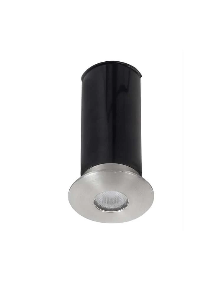 Bang LED Außenbodeneinbauleuchte Nickel IP67