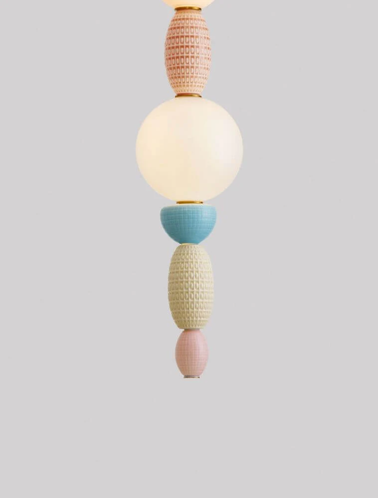 Obrie LED Pendelleuchte 2-flammig Ø 20cm 3000K Gold, Blau, Rosa, Weiß