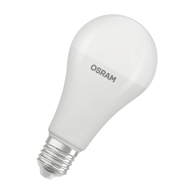 OSRAM LED PCR LAMP WITH CLASSIC A in A-Form, LED-Lampe, Matt, 19 W, (ex 150 W), 2452 lm, Kaltweiß, 4000 K, 15000 h, CRI 80