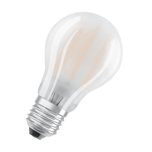 OSRAM LED-Lampen, klassische Kolbenform, 75 Watts Ersatz, E27, A-shape, 2700 Kelvin, Warm weiß, Klares Glas, 2-er Pack