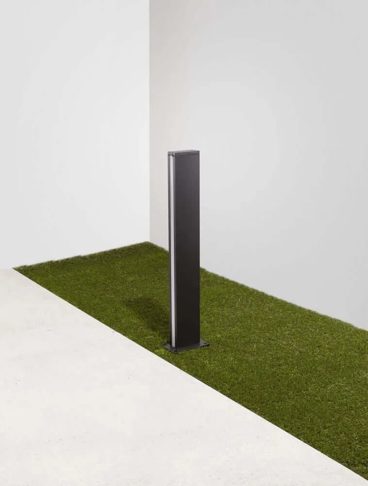 Minot LED Außenwegeleuchte 3000K Schwarz IP54