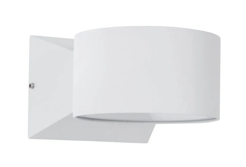 Chez LED Außenwandleuchte Ø 9cm 3000K Weiß IP54