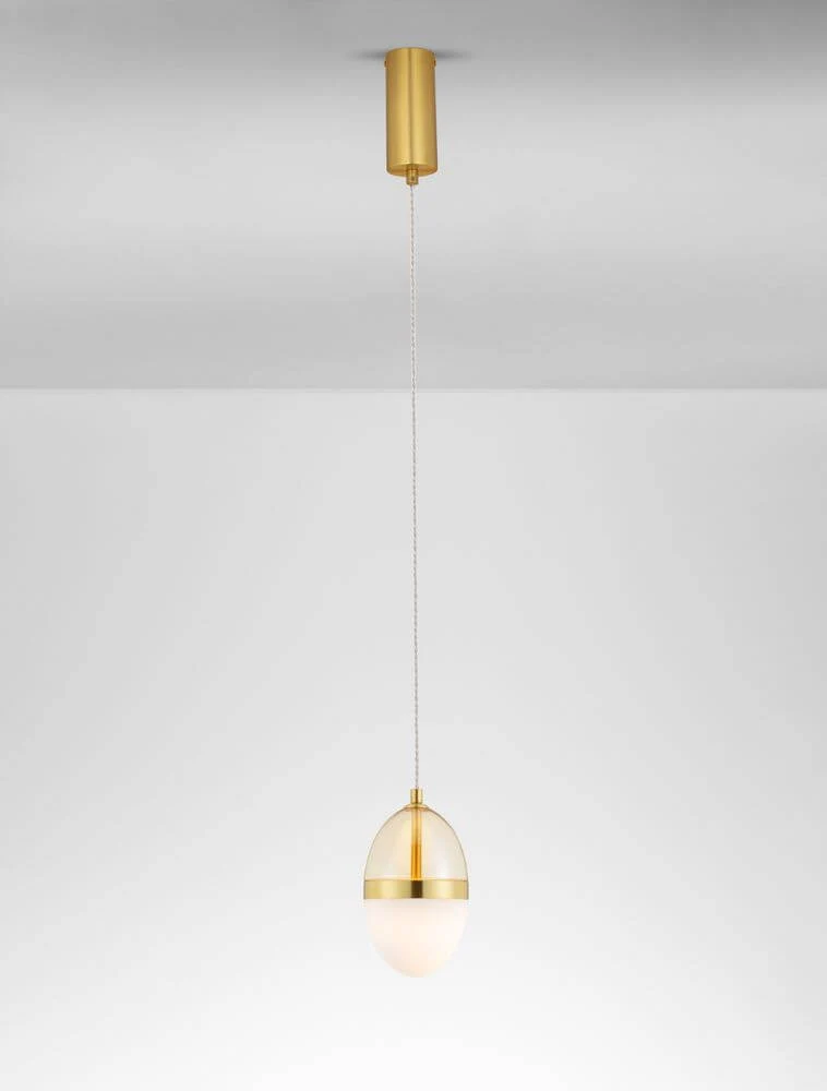 Egna Pendelleuchte Oval 3000K Gold