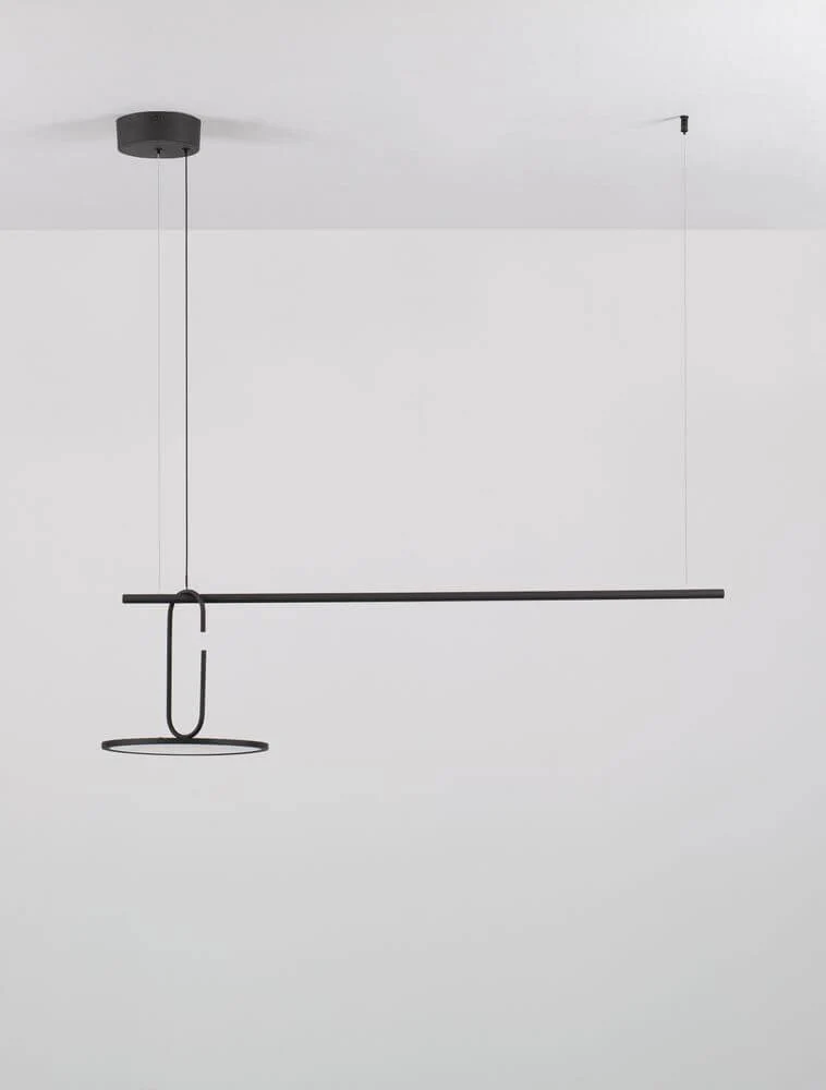 Opi LED Pendelleuchte Horizontal 3000K Schwarz
