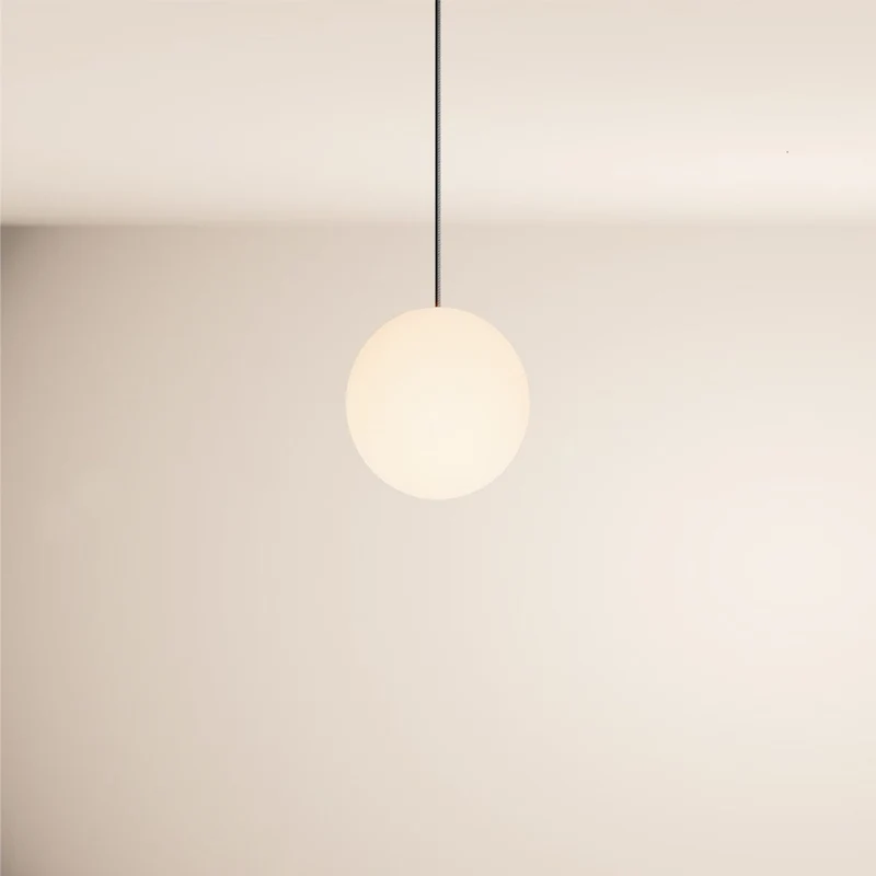 s.luce Orb Glaskugel Galerieleuchte 500cm Aufhängung Schwarz