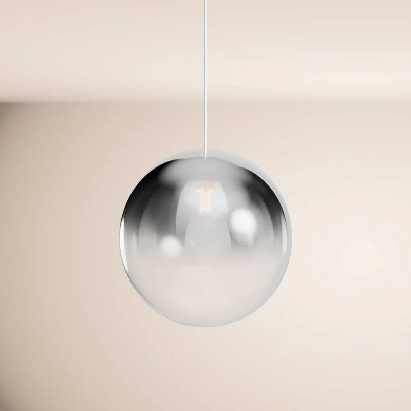 s.luce Orb Glaskugel Pendelleuchte Aufhängung 150cm Weiß