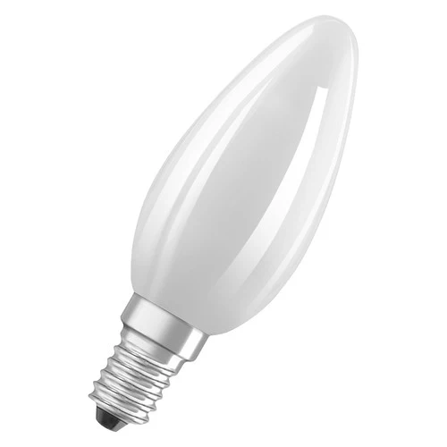 OSRAM LED BASE RETRO Matt CLASSIC B LED-Lampen, klassische Minikerzenform 6W E14, 3er Pack , Warmweiß