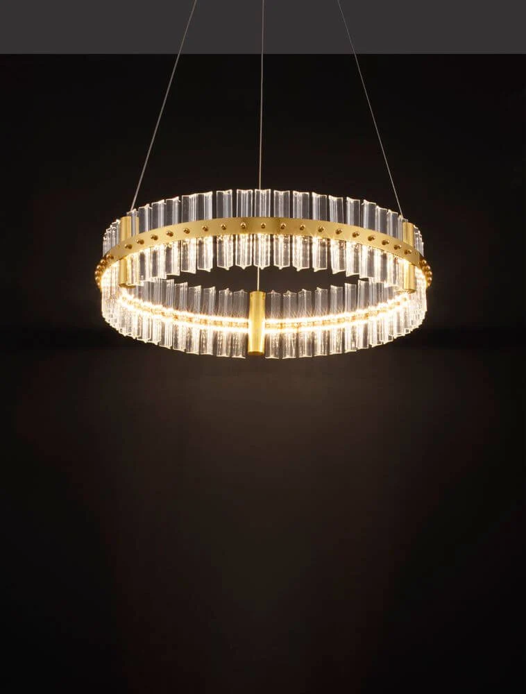 Kezo LED Pendelleuchte Ø 60cm 3000K Gold