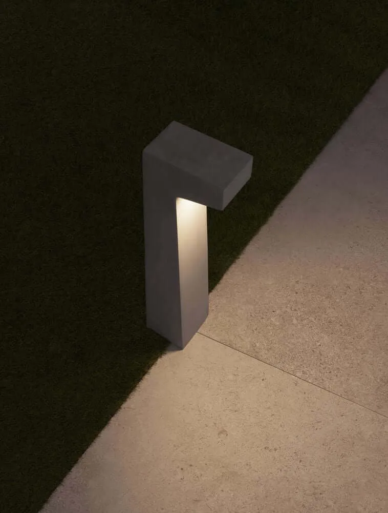 Aran LED Außenwegeleuchte 3000K Grau IP65