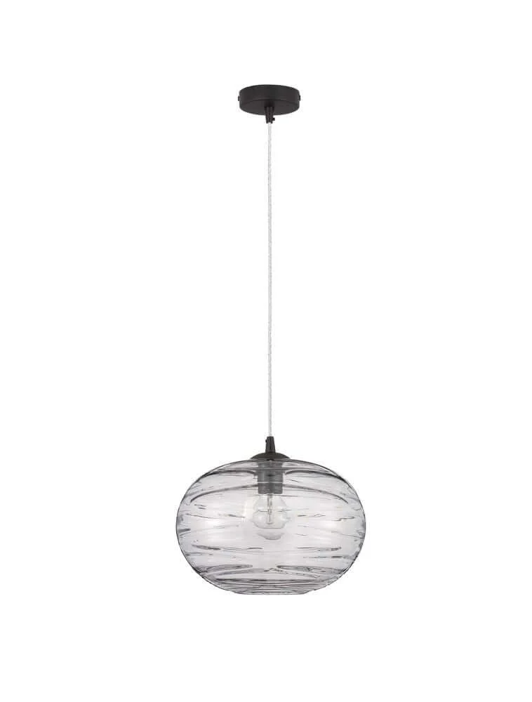 Evleen Pendelleuchte Ø 30cm Schwarz, Grau