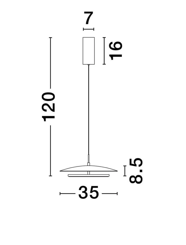 Stalactite LED Pendelleuchte 6-flammig Ø 120cm 3000K Schwarz