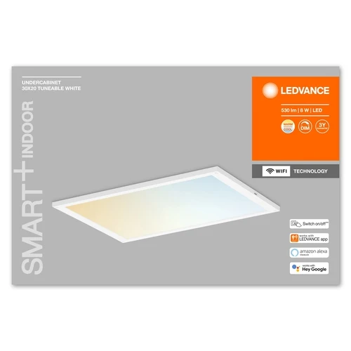 LEDVANCE Wifi SMART+ LED Unterbauleuchte 30x20cm Tunable Weiß 8W / 2700-6500K