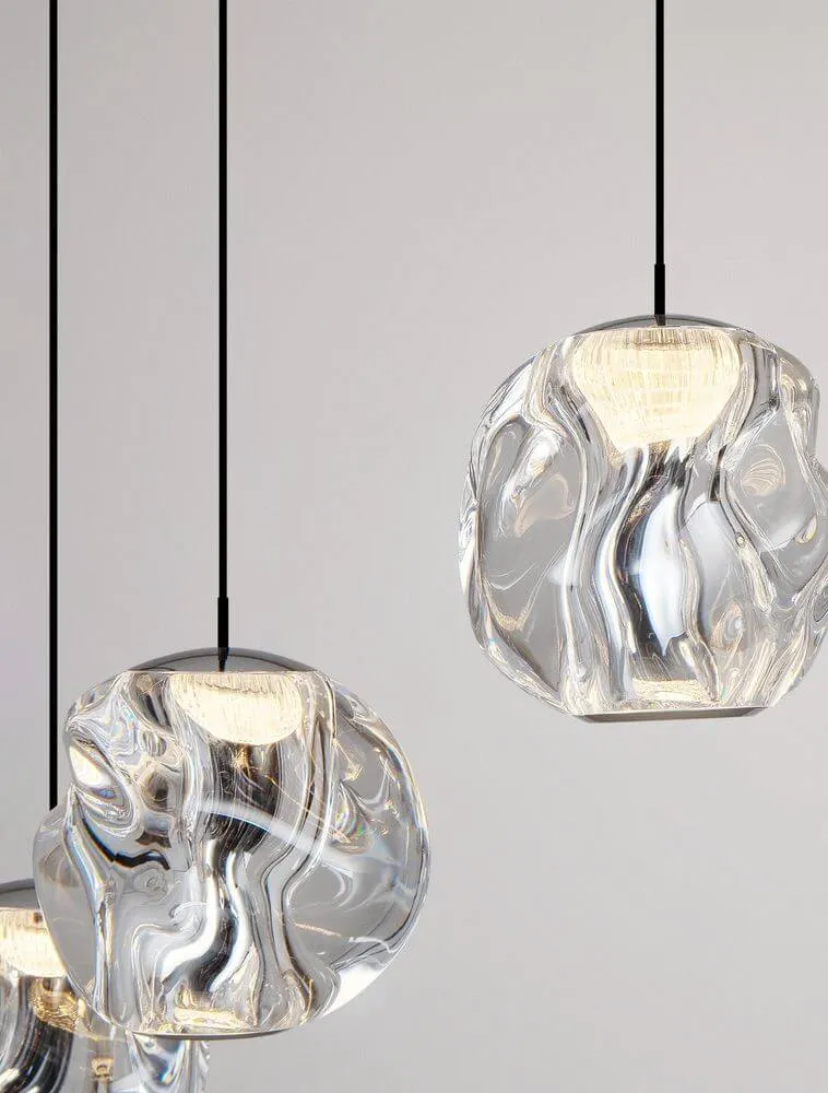 Ifos LED Pendelleuchte 18-flammig Ø 55cm 3000K Schwarz