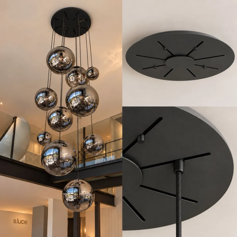 s.luce Modular Mehrfach Hängeleuchten-Baldachin