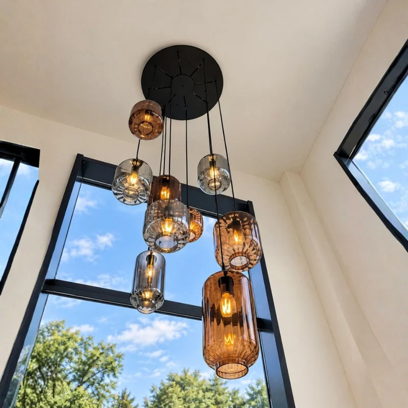 s.luce Modular Mehrfach Hängeleuchten-Baldachin
