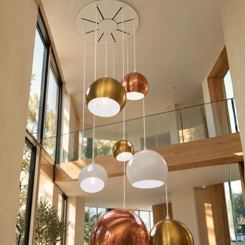 s.luce Modular Mehrfach Hängeleuchten-Baldachin