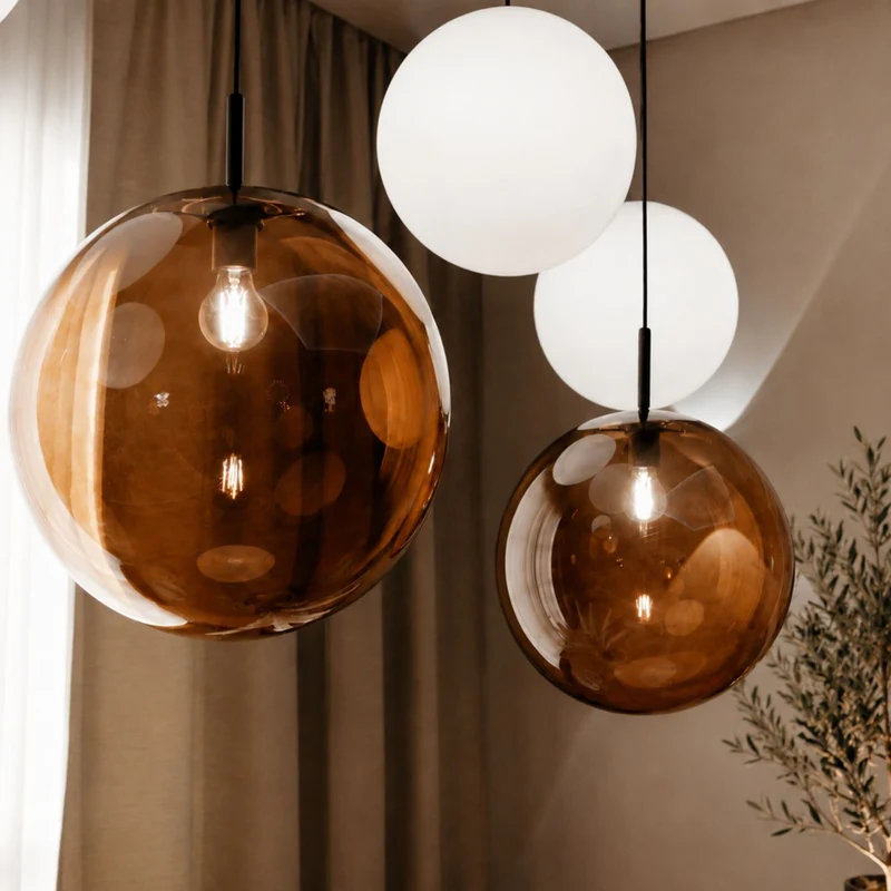 s.luce Orb Esstischleuchte 3-flammig 160cm Ø 3x40