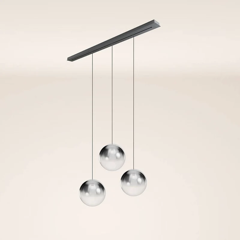 s.luce Orb Esstischleuchte 3-flammig 160cm Ø 3x40
