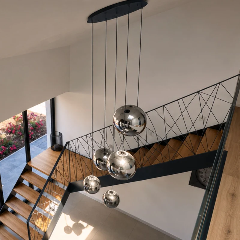 s.luce Orb 5-flammige Galerielampe Modular