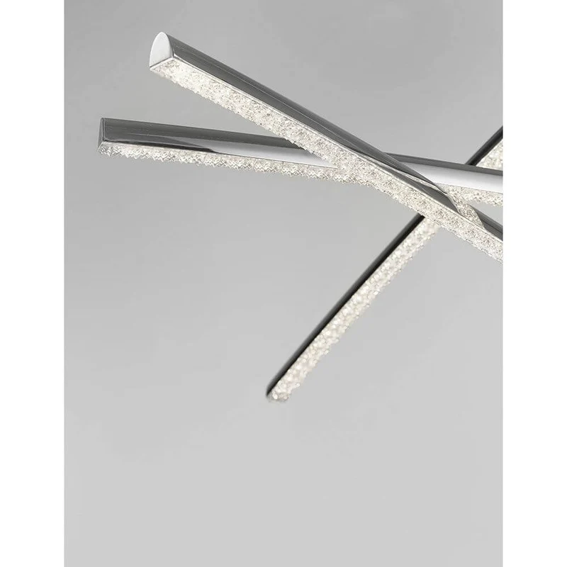 Seville LED Kristall Hängeleuchte Verstellbar