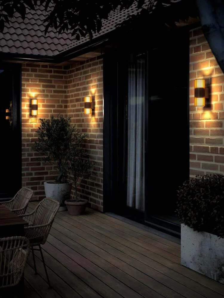 Außenwandlampe Aludra Double Seaside IP54