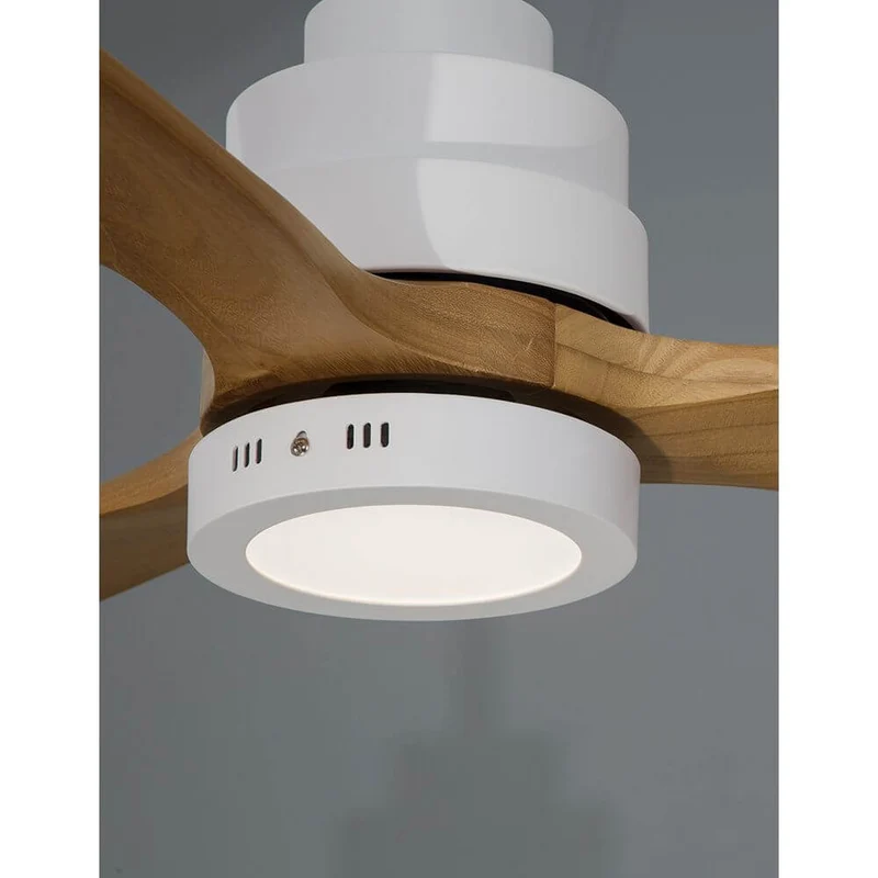 Nature LED Ventilator Ø 132cm Matt-Weiß